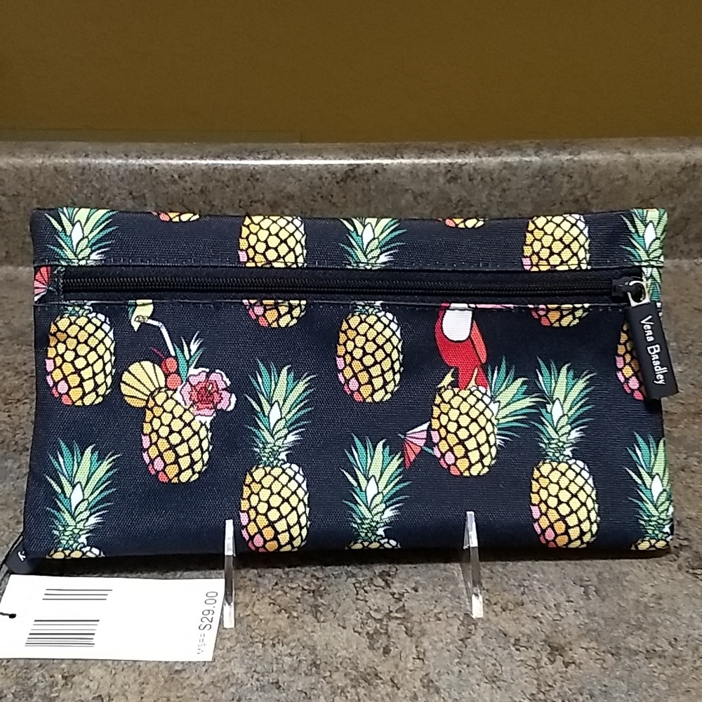 Vera Bradley Pencil Pouch Lighten Up Toucan Party – NWT